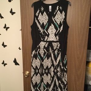 1x plus size draw string maxi dress